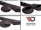 CENTRAL REAR SPLITTER Mitsubishi Lancer Evo X (without vertical bars) Maxton Design