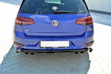 Rear Side Splitters VW Golf 7 R / R-Line Facelift