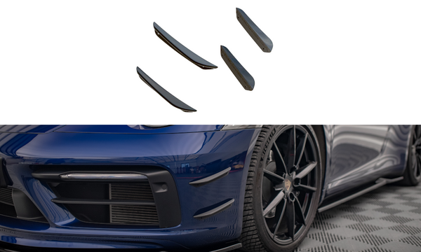 Front Bumper Wings (Canards) Porsche 911 Carrera Aero 992