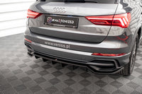 Rear Splitter (with vertical bars) Audi Q3 S-Line F3