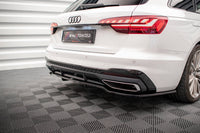 Rear Splitter (with vertical bars) V.1 Audi A4 S-Line B9 Facelift