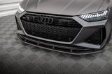 Prepreg Carbon Fiber Front Splitter Audi RS6 C8 / RS7 C8