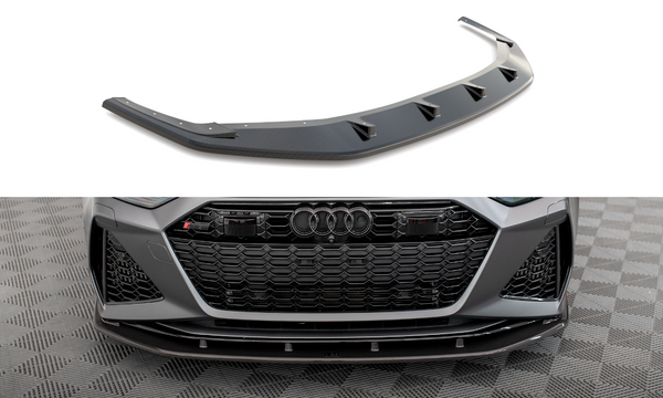 Prepreg Carbon Fiber Front Splitter Audi RS6 C8 / RS7 C8