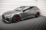 Prepreg Carbon Fiber Side Skirts Audi RS6 C8 / RS7 C8