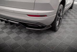 Central Rear Splitter (with vertical bars) Skoda Karoq Sportline Mk1 Facelift