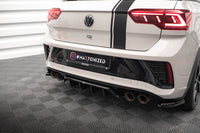 Rear Splitter (with vertical bars) Volkswagen T-Roc R / R-Line Mk1 Facelift