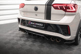 Rear Splitter (with vertical bars) Volkswagen T-Roc R / R-Line Mk1 Facelift