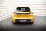 Rear Side Splitters V.1 + Flaps Peugeot 208 GT Mk2