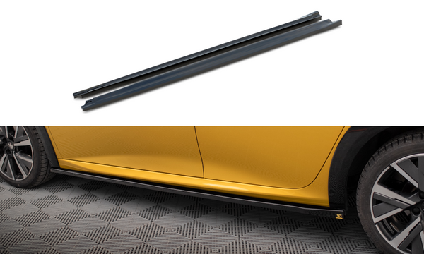 Side Skirts Diffusers Peugeot 208 GT Mk2