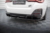 Central Rear Splitter (with vertical bars) V.1 BMW i4 M-Pack G26