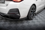 Central Rear Splitter (with vertical bars) V.2 BMW i4 M-Pack G26