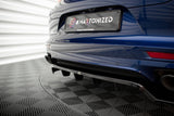 Central Rear Splitter (with vertical bars) Porsche Panamera E-Hybrid 971 Facelift