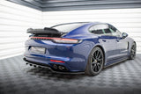 Central Rear Splitter (with vertical bars) Porsche Panamera E-Hybrid 971 Facelift