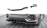 Central Rear Splitter (with vertical bars) Honda Civic Sport Mk 10 Facelift