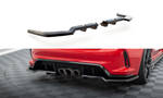 Central Rear Splitter (with vertical bars) V.1 Honda Civic Type-R Mk 11