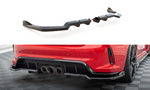 Central Rear Splitter (with vertical bars) V.2 Honda Civic Type-R Mk 11