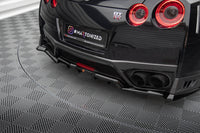 Central Rear Splitter (with vertical bars) Nissan GTR R35 Facelift