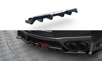 Central Rear Splitter (with vertical bars) Nissan GTR R35 Facelift