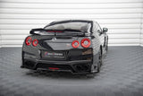 Central Rear Splitter (with vertical bars) Nissan GTR R35 Facelift