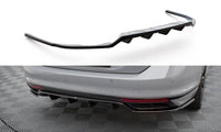 Central Rear Splitter (with vertical bars) Volkswagen Passat R-Line B8 Facelift