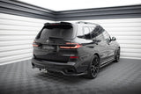 Central Rear Splitter (with vertical bars) BMW X7 M-Pack G07 Facelift