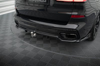 Central Rear Splitter (with vertical bars) BMW X7 M-Pack G07 Facelift