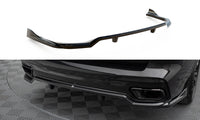 Central Rear Splitter (with vertical bars) BMW X7 M-Pack G07 Facelift