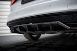 Central Rear Splitter (with vertical bars) Audi A4 Competition B8 Facelift