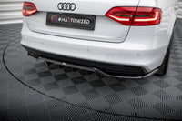 Central Rear Splitter (with vertical bars) Audi A4 Competition B8 Facelift