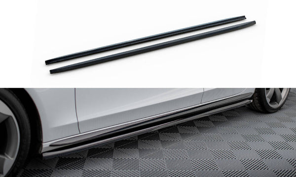 Side Skirts Diffusers V.3 Audi A4 / A4 S-Line / S4 B8