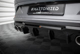 Rear Valance V.3 + Chrome Exhaust Ends Imitation Cupra Formentor Mk1