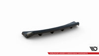 Central Rear Splitter (with vertical bars) Ford Mondeo Sport Mk5 Facelift / Fusion Sport Mk2 Facelift