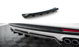 Central Rear Splitter (with vertical bars) Ford Mondeo Sport Mk5 Facelift / Fusion Sport Mk2 Facelift