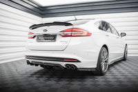 Central Rear Splitter (with vertical bars) Ford Mondeo Sport Mk5 Facelift / Fusion Sport Mk2 Facelift