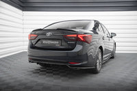 Central Rear Splitter (with vertical bars) Toyota Avensis Sedan Mk3 Facelift