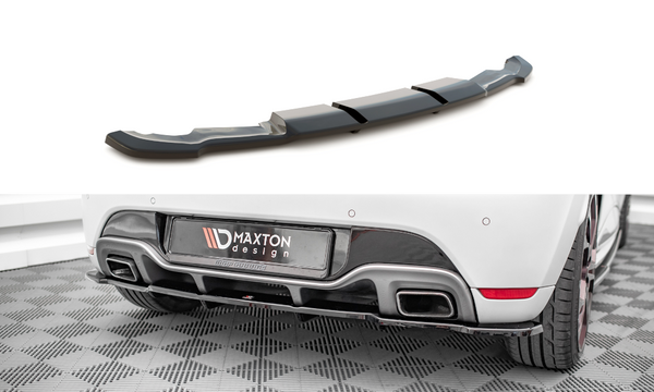 Central Rear Splitter (with vertical bars) Renault Clio RS Mk4