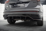 Central Rear Splitter (with vertical bars) Volkswagen Tiguan R-Line Mk2 Facelift