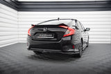 Central Rear Splitter (with vertical bars) Honda Civic Mk10