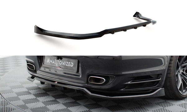 Central Rear Splitter (with vertical bars) Porsche 911 Turbo 997