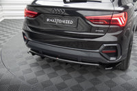 Central Rear Splitter (with vertical bars) Audi Q3 Sportback F3