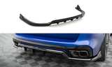 Central Rear Splitter (with vertical bars) V.2 BMW X5 M-Pack G05 Facelift