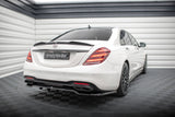 Central Rear Splitter (with vertical bars) Mercedes-Benz S AMG-Line W222 Facelift