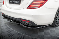 Central Rear Splitter (with vertical bars) Mercedes-Benz S AMG-Line W222 Facelift