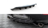 Central Rear Splitter (with vertical bars) BMW Z4 M-Pack E89 Facelift