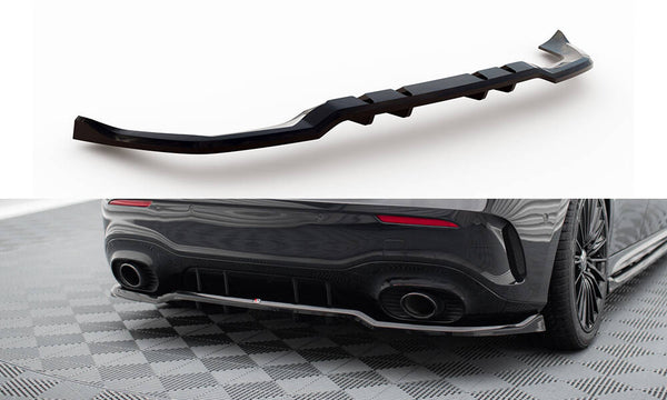 Central Rear Splitter (with vertical bars) Mercedes-AMG A35 Hatchback W177