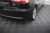 Rear Side Splitters Audi A3 Sportback 8V Facelift