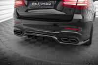 Central Rear Splitter (with vertical bars) V.1 Mercedes-AMG GLC 63 SUV X253