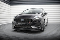 Front Splitter V.4 + Flaps Ford Fiesta ST Mk8 Facelift