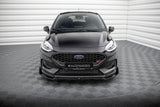 Front Splitter V.4 + Flaps Ford Fiesta ST Mk8 Facelift