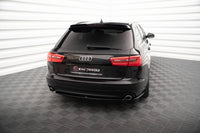 Central Rear Splitter for Audi A6 Avant C7